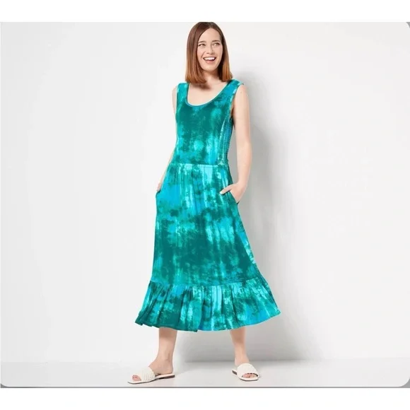 Jason Wu Smocked Stretch Jersey Midi Dress Pockets Size 5XP - Picture 2 of 4